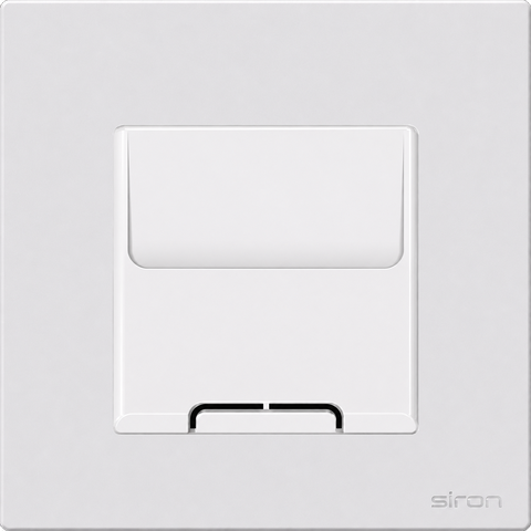 Bộ hộp nối có cầu chì 45a (dùng cho bếp từ) Màu trắng SIRON 274500
