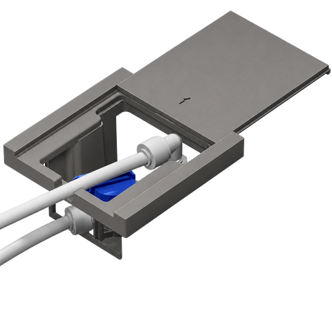 Bộ mặt che cấp nước máy lọc Màu ghi SIRON W27000-60