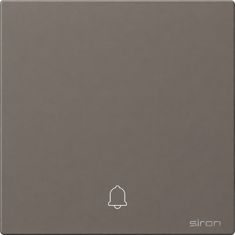 Bộ nút nhấn chuông đơn Màu ghi SIRON 276301-60