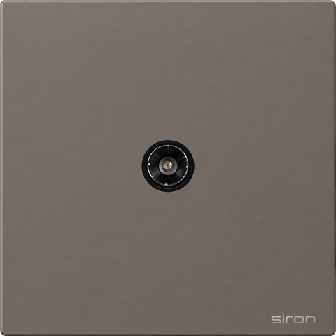 Bộ ổ cắm tv Màu ghi SIRON 275111-60