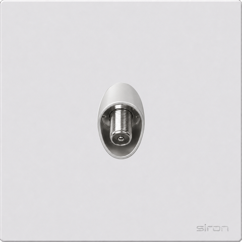 Bộ ổ cắm vệ tinh Màu trắng SIRON 275114