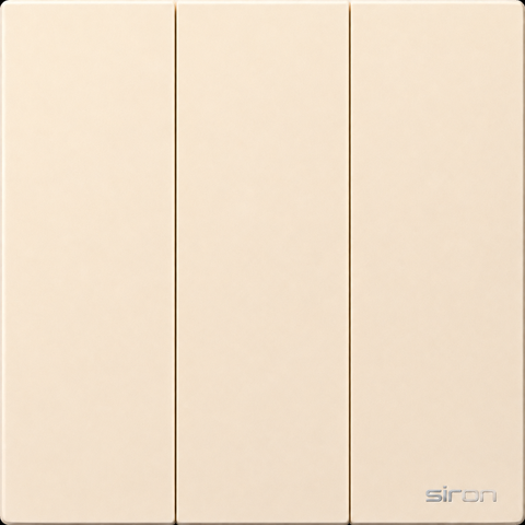 Bộ công tắc ba 2 chiều Màu sâm panh SIRON 271032-46