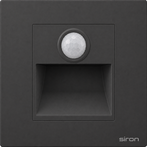 Bộ công tắc đèn tự động Màu đen SIRON 27H733-26
