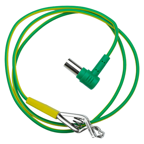 Dây tiếp địa tăng cường 1 đầu kẹp, 1 đầu tròn Màu trắng SIRON OLD06-C3