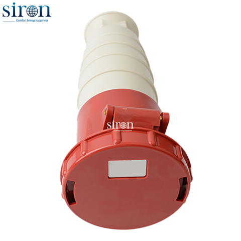 Ổ cắm di động màu đỏ IP67 3P+N+E 6h 125A 220~415V Siron S67F56-125R1
