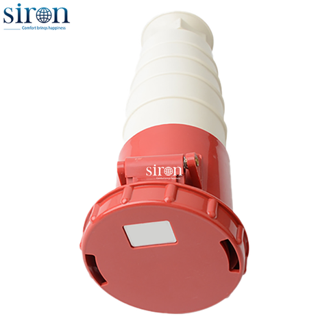 Ổ cắm lắp di động màu đỏ IP67 3P+E 6h 63A 380~415V Siron S67F46-63R1
