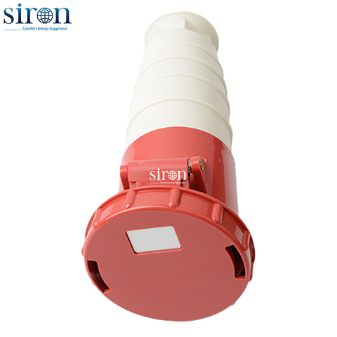 Ổ cắm lắp di động màu đỏ IP67 3P+E 6h 125A 380~415V Siron S67F46-125R1