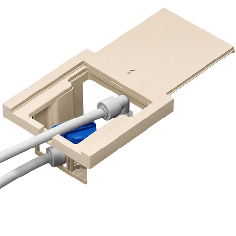 Bộ mặt che cấp nước máy lọc Màu sâm panh SIRON W27000-46