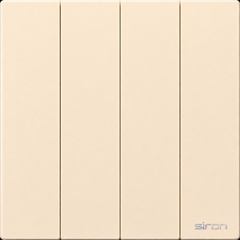 Bộ nút nhấn bốn Màu sâm panh SIRON 271041F-46