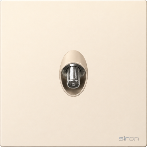 Bộ ổ cắm vệ tinh Màu sâm panh SIRON 275114-46