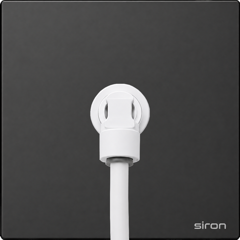 Bộ ổ cắm cấp nước máy lọc đơn Màu đen SIRON W27001-26