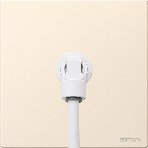 Bộ ổ cắm cấp nước máy lọc đơn Màu sâm panh SIRON W27001-46