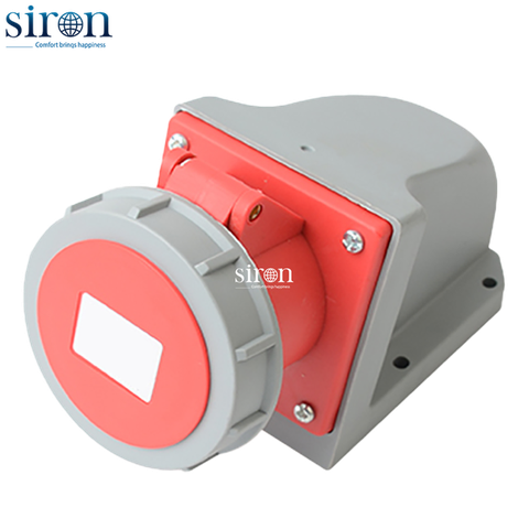 Ổ cắm nổi màu đỏ IP67 3P+E 6h 16A 380~415V Siron S67S46-16R1