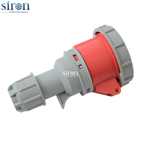 Ổ cắm di động chống nướcđỏ IP67 3P+E 6h 16A 380~415V Siron S67F46-16R1