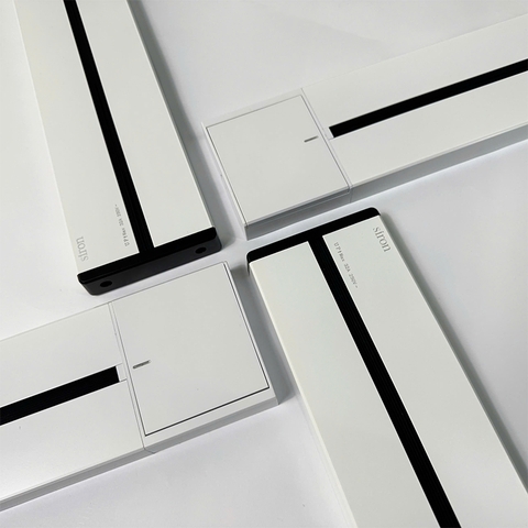 Thanh ray Track socket nổi 60 cm có công tắc màu trắng Siron TF1106