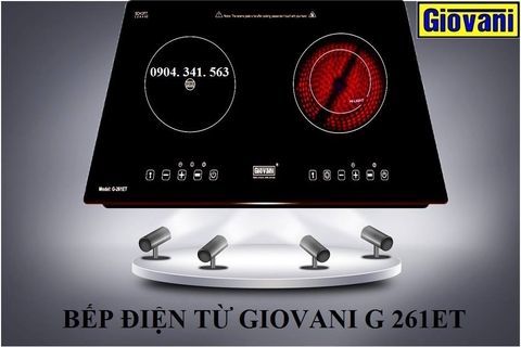 Một chút cảm nhận cùng bếp điện từ Giovani G 261ET
