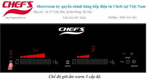 Hé lộ những công nghệ mới trên bếp điện từ Chefs 2015