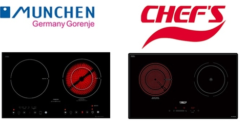 Bếp điện từ munchen vs bếp điện từ Chefs- đối thủ truyền kiếp