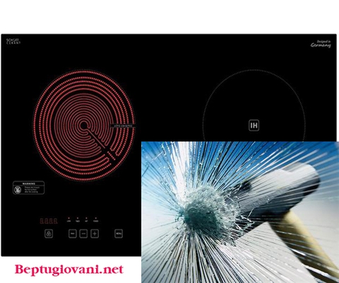Bếp từ và một số nguyên nhân gây vỡ nứt mặt kính