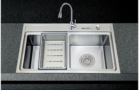 Chậu rửa bát Malloca MS 8812 mang đậm vẻ đẹp phương Tây