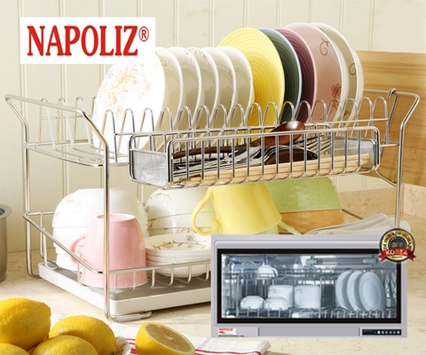 Máy sấy bát Napoliz NA 820D sấy khô diệt khuẩn tối đa 