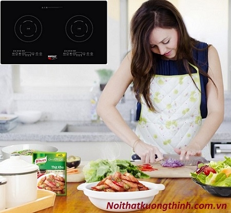 Bếp từ Napoliz NA 20C12 tận hưởng không gian nhà bếp tinh tế
