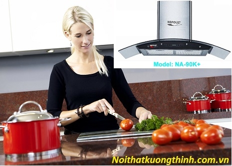 Với máy hút mùi Napoliz NA 90K+ thì việc khử khói và khử mùi giờ đây thật đơn giản.