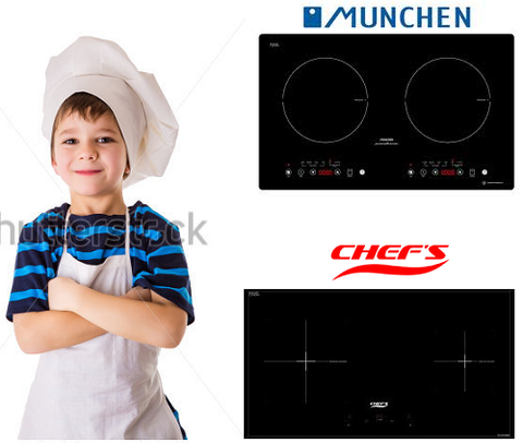 Bếp từ Munchen G60 đối đầu bếp từ Chefs EH DIH866: Không cân sức