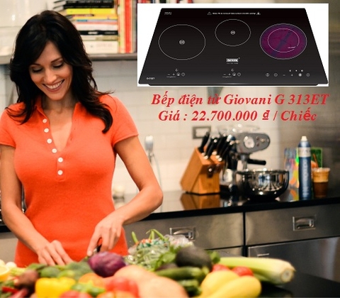 Những ưu điểm được đánh giá cao của bếp điện từ Giovani G 313ET