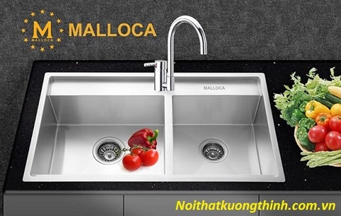 Chậu rửa bát Malloca mang đậm vẻ đẹp Châu âu