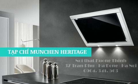 Kiểu máy hút mùi vát chéo áp tường được bày bán tại Nội thất Kường Thịnh
