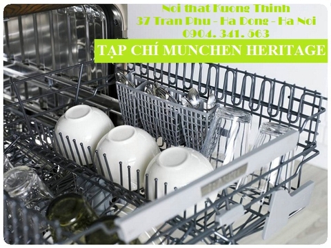 Bát đĩa sạch đến không ngờ với máy rửa bát Munchen