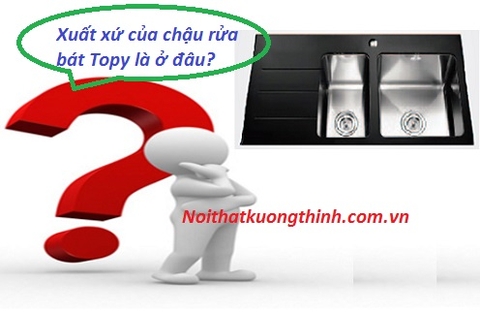 Xuất xứ của chậu rửa bát Topy