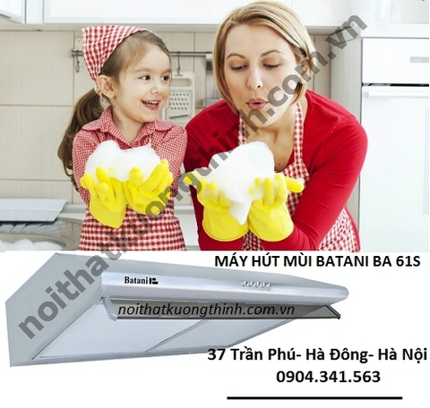 Vệ sinh máy hút mùi Batani BA 61S sao cho đúng cách