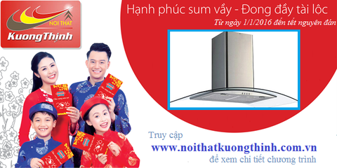 Ưu đãi lớn khi mua máy hút mùi Canzy dịp cuối năm