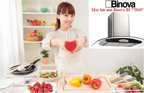 Máy hút mùi Binova BI 77IG07 – gợi í tuyệt vời đón tết