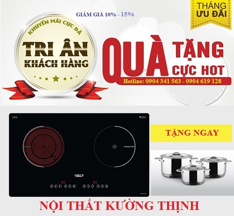 Giảm giá đặc biệt khi mua bếp điện từ Chefs EH MIX330