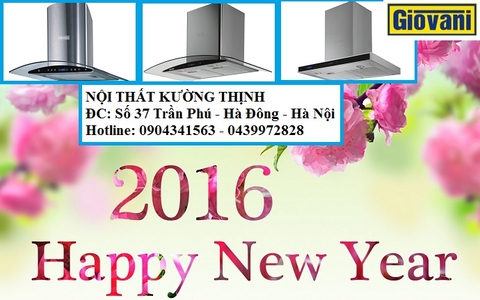 Top 3 máy hút mùi Giovani đáng mua nhất dịp tết 2016