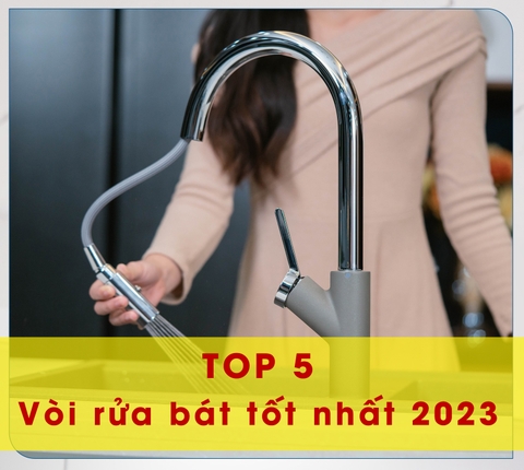 Top 5 mẫu vòi rửa bát nóng lạnh tốt nhất dành cho các gia đình