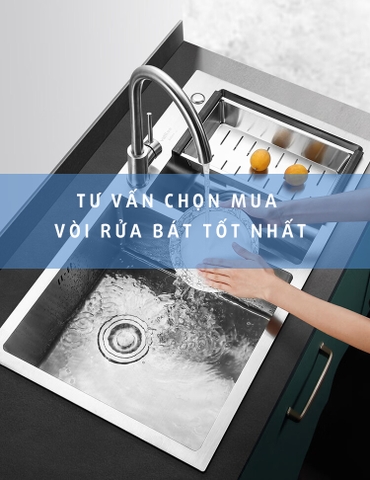 Kinh nghiệm chọn mua vòi rửa bát tốt nhất cho nhà bạn