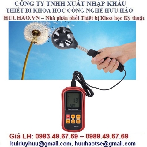 Máy đo tốc độ gió, lưu lượng gió, nhiệt độ Benetech GM8909