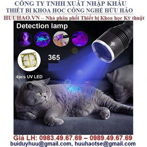 ĐÈN PIN TIA UV TERINO D113-UV (365nm, 20W)