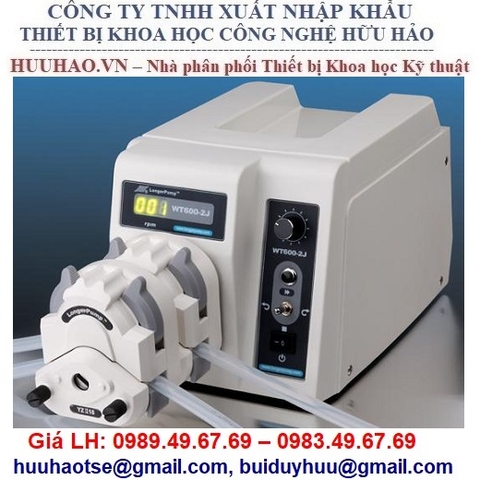 Bơm nhu động WT600-2J, Máy chiết rót WT600-2J