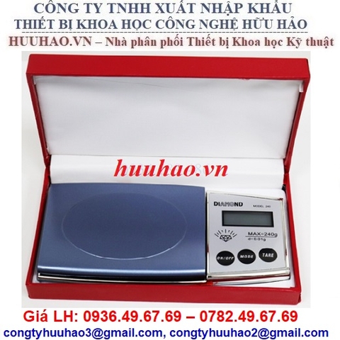 CÂN KỸ THUẬT, CÂN ĐIỆN TỬ 240G, 0.01G