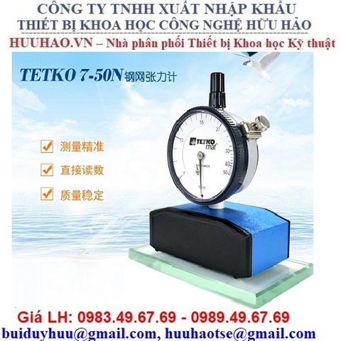 ĐỒNG HỒ ĐO LỰC CĂNG LƯỚI TETKO 7-50N/7-80N