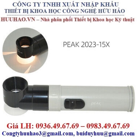 Kính lúp Peak cầm tay có đèn Peak 15X 2023