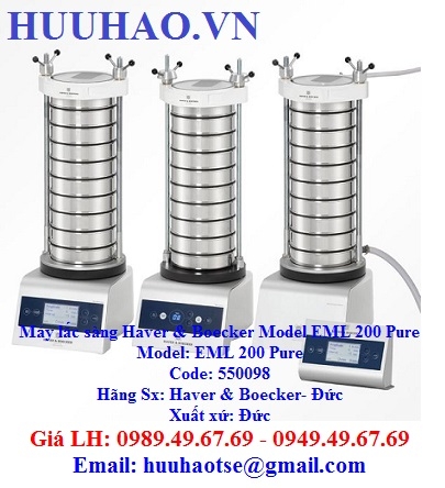 Máy lắc sàng Haver & Boecker Model EML 200 Pure