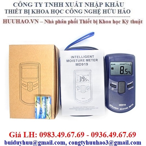 Máy đo độ ẩm giấy bằng cảm ứng MD919