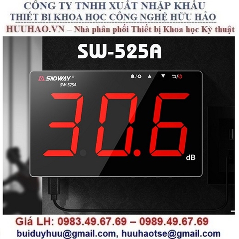 MÁY ĐO TIẾNG ỒN TREO TƯỜNG SW525A, SW525B, SW526A