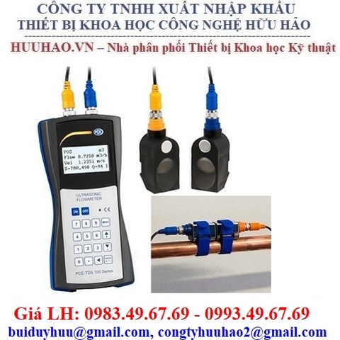 Máy đo lưu lượng chất lỏng bằng sóng siêu âm PCE-TDS 100HS